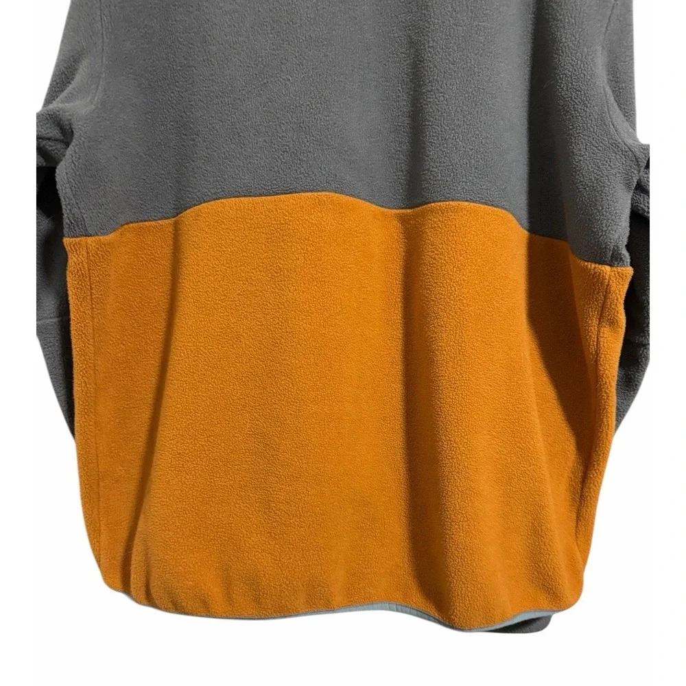 Rei Co-op 1/2 Zip Pullover‎ Fleece Orange/Green/Gray Men's Size Large